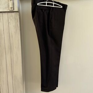 Dark Charcoal Grey Slim Fit Dress Pants